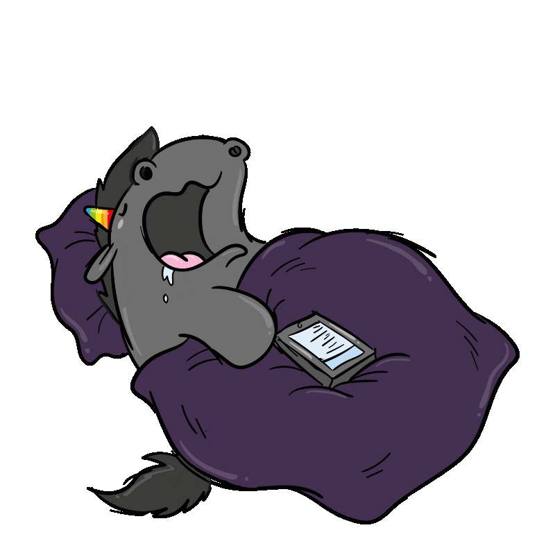 Tired Sleep Sticker by Pummel & Friends