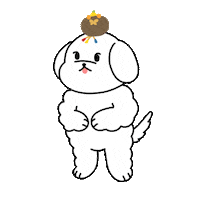 Dog Bow Sticker by Choandkang