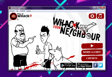 downloadhoy giphygifmaker descargar juego whack your neghbour GIF