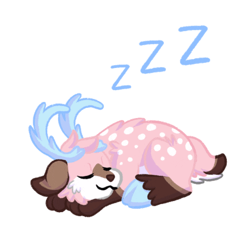 Tired Good Night Sticker