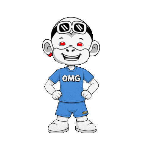 Surprised Face Wow Sticker by Zhot Shop