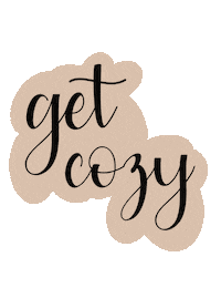Cozy Sticker by Juwel-lettering