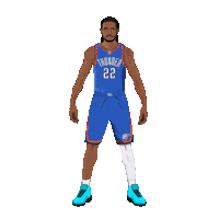 Nba Playoffs Basketball Sticker by SportsManias