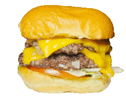 Cheeseburger Venice Sticker by Wish You Were Here Group