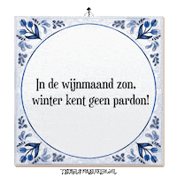Winter Nl Sticker by Tegelspreuken.nl