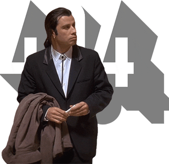 john travolta STICKER