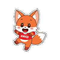 Happy Fox Sticker by IQI Concept