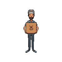 Entrega Sticker by Contém Alimentos