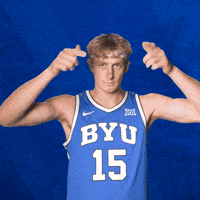 Byu Basketball Celebration GIF by BYU Cougars