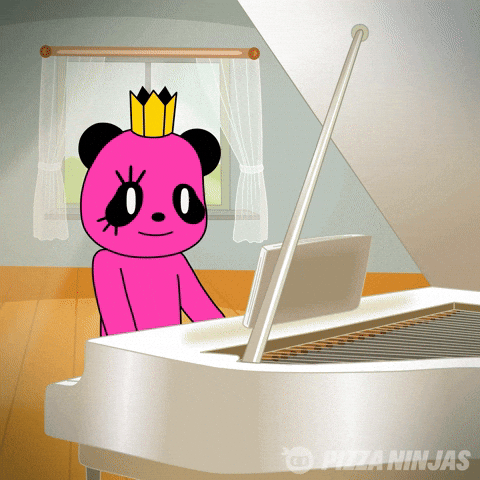Grand Piano Showtime GIF by Pizza Ninjas