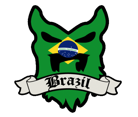 Brazil Beard Sticker by BEARDED VILLAINS