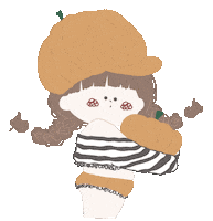 Girl Halloween Sticker