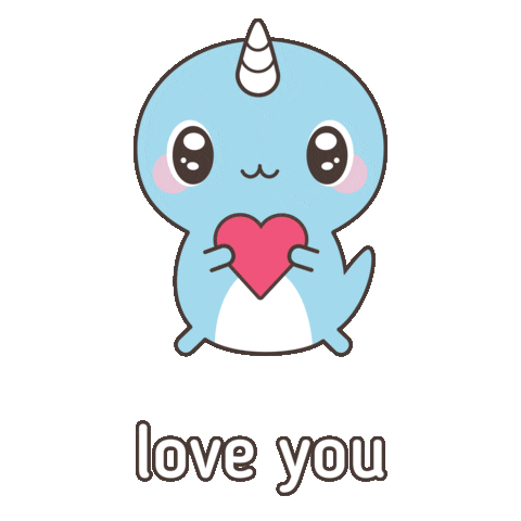 Happy I Love You Sticker by Naru Naru