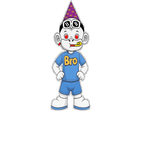 Bro Cute Face Sticker by Zhot