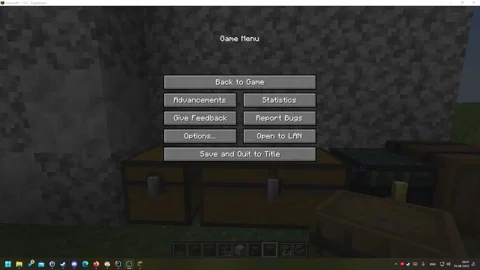 Gif of sorting Minecraft inventory with my mod