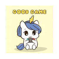 Game Over Gg Sticker by Brave Unicorn