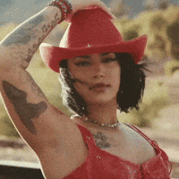 indywindyyy girl hat country cowboy GIF