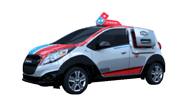 Car Rotate Sticker by Domino's Pizza