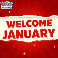 New Beginnings January GIF by Lucas and Friends by RV AppStudios