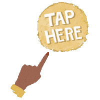 koanneko illustration point tap click Sticker