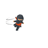 Ninja Samurai Sticker by Ninjastormfr