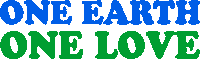 One Love World Sticker by Free & Easy