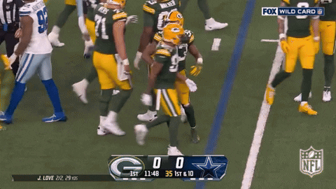 Green Bay Packers Football GIF by NFL