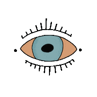 Eye Karma Sticker by Juwel-lettering