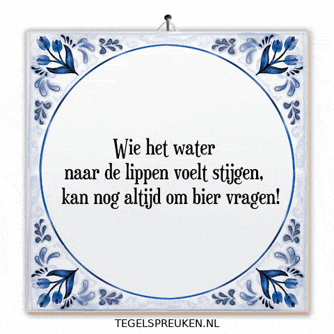 Water Humor GIF by Tegelspreuken.nl