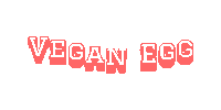 Vegan Egg Sticker by Jennifer Greenhill