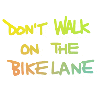 Bike Lane Sticker by subtlestrokes