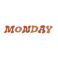 Days Of The Week Monday Sticker