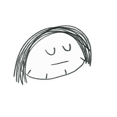 Tired Bored Sticker