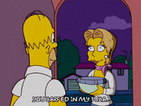 homer simpson barf GIF