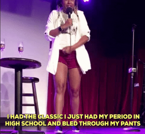 High School Period GIF by 2 Dope Queens Podcast