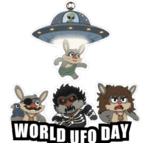 Happy Area 51 Sticker