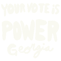 Georgia Peach Power Sticker by Creative Courage