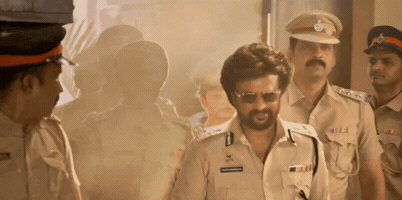 Superstar Rajinikanth Salute GIF by 2K4 Rᴀᴊɪɴɪ Fᴀɴ
