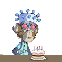 Happy Birthday Animation Sticker by Planet XOLO