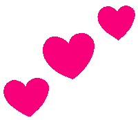 ChickAdvisor hearts beating heart pink hearts three hearts Sticker