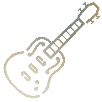 Acm Awards Guitar Sticker by Academy of Country Music Awards