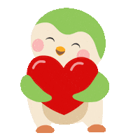 Penguin Love Sticker by Finch Care