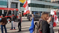 Calgary Crowds Rally in Support of Anti-Mandate Trucker Convoy