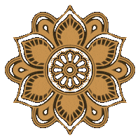 Wyldertradingco yoga brown zen boho Sticker
