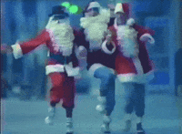 santa dance GIF