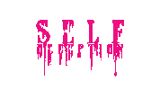 Black Pink Logo Sticker by Self Deception