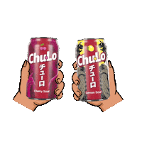 ChuLo_drinks celebration celebrate cheers drinks Sticker