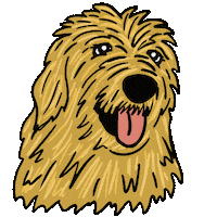 Dog Puppy Sticker by Natasha Reddy Studio