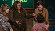 Fake out nicole byer GIF by Party Over Here