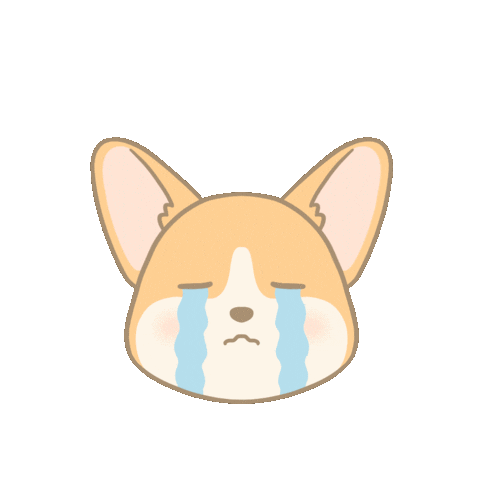 Sad Puppy Sticker